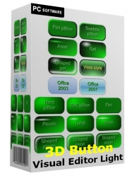 3D Button Visual Editor Light