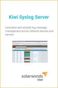 Kiwi Syslog Server - Obnovení  1 PC maintanance na 12 měsiců
