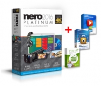 Nero 2016 Platinum + Link64 Video Downloader Ultimate + 	Steganos Privacy Suite 17 + stashimi Premium