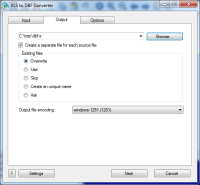 XLS to DBF Converter - Business licence
