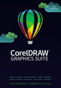 CorelDRAW Graphics Suite 365 dní pronájem licence 1 Lic ESD EN/CZ/PL