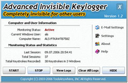 Advanced Invisible Keylogger