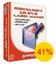 RonyaSoft CD DVD Label Maker - Home license 