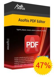 Asoftis PDF Editor 1 PC, trvalá licence, Standard
